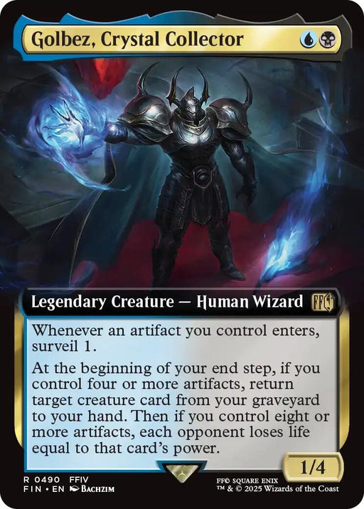 Image for Golbez, Crystal Collector (Extended Art) (490) [FINAL FANTASY] - Magic: The Gathering