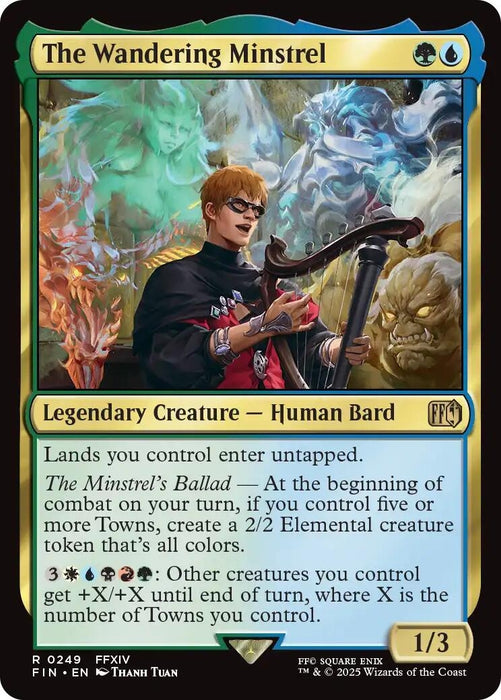 Image for The Wandering Minstrel (249) (Foil) [FINAL FANTASY] - Magic: The Gathering