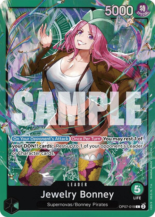 Jewelry Bonney (OP07-019) (OP07-019) (Foil) [Starter Deck 24: GREEN Jewelry Bonney]