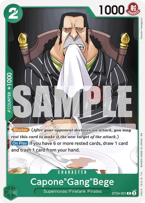 Capone"Gang"Bege (ST24-001) [Starter Deck 24: GREEN Jewelry Bonney]