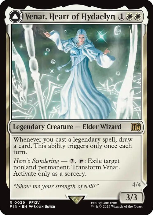 Image for Venat, Heart of Hydaelyn (39) (Foil) [FINAL FANTASY] - Magic: The Gathering