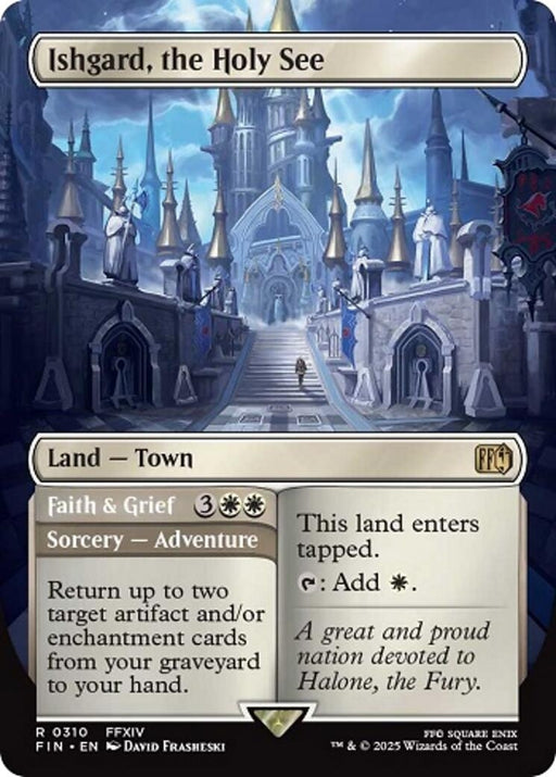 Image for Ishgard, the Holy See (Borderless) (310) (Foil) [FINAL FANTASY] - Magic: The Gathering