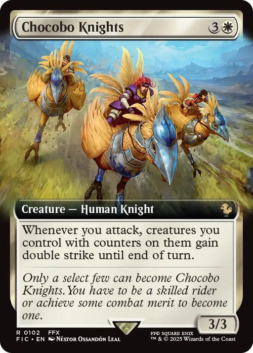 Image for Chocobo Knights (Extended Art) (102) (Foil) [FINAL FANTASY] - Magic: The Gathering