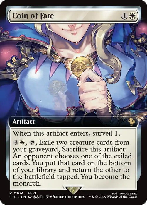 Image for Coin of Fate (Extended Art) (104) [FINAL FANTASY] - Magic: The Gathering
