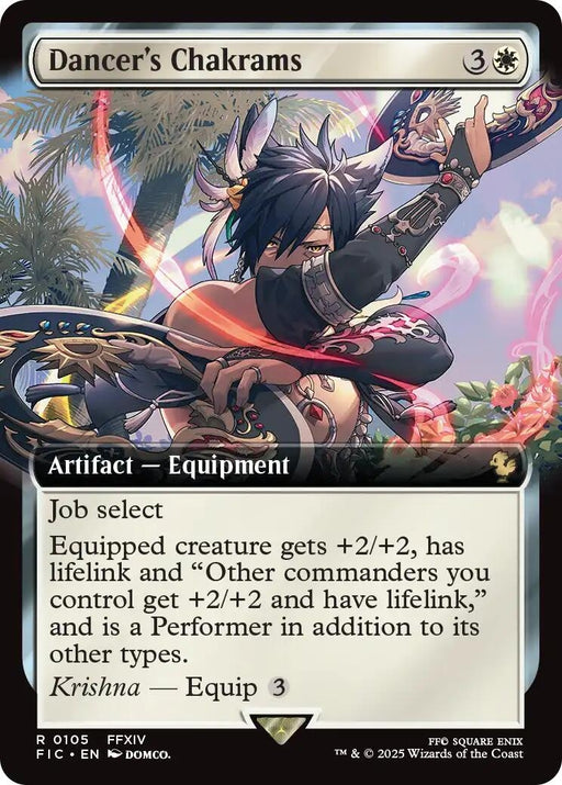 Image for Dancer's Chakrams (Extended Art) (105) [FINAL FANTASY] - Magic: The Gathering