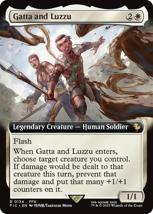 Image for Gatta and Luzzu (Extended Art) (134) (Foil) [FINAL FANTASY] - Magic: The Gathering