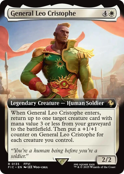 Image for General Leo Cristophe (Extended Art) (135) [FINAL FANTASY] - Magic: The Gathering