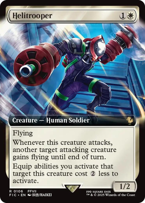Image for Helitrooper (Extended Art) (106) [FINAL FANTASY] - Magic: The Gathering