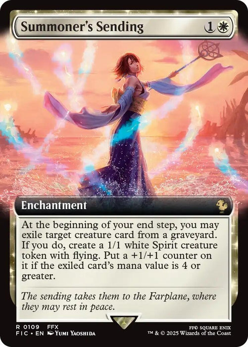 Image for Summoner's Sending (Extended Art) (109) (Foil) [FINAL FANTASY] - Magic: The Gathering