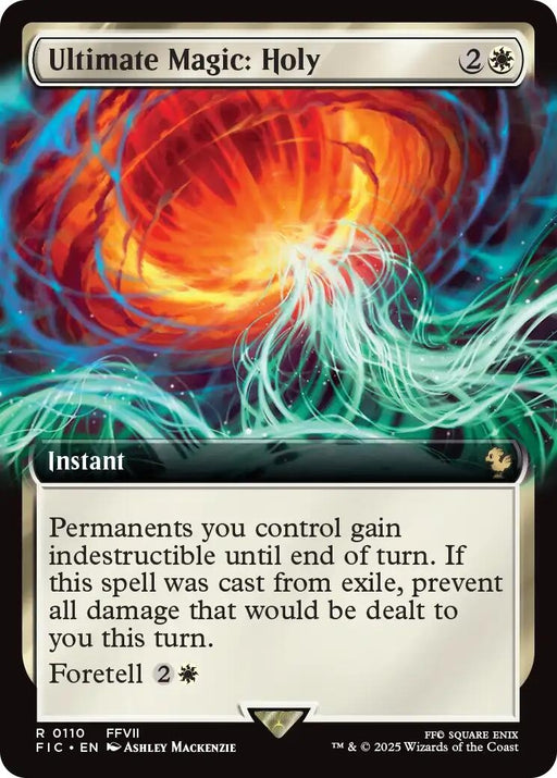 Image for Ultimate Magic: Holy (Extended Art) (110) (Foil) [FINAL FANTASY] - Magic: The Gathering