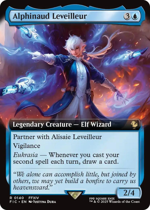 Image for Alphinaud Leveilleur (Extended Art) (140) (Foil) [FINAL FANTASY] - Magic: The Gathering