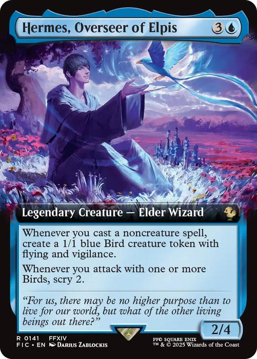 Image for Hermes, Overseer of Elpis (Extended Art) (141) (Foil) [FINAL FANTASY] - Magic: The Gathering