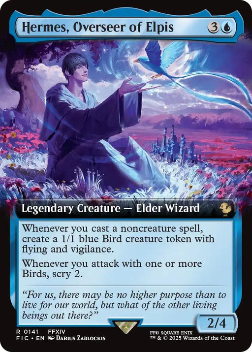 Image for Hermes, Overseer of Elpis (Extended Art) (141) (Foil) [FINAL FANTASY] - Magic: The Gathering