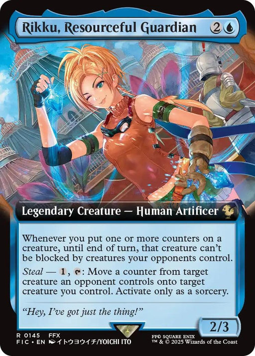 Image for Rikku, Resourceful Guardian (Extended Art) (145) [FINAL FANTASY] - Magic: The Gathering