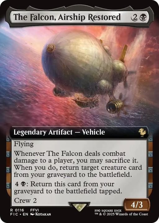 Image for The Falcon, Airship Restored (Extended Art) (116) [FINAL FANTASY] - Magic: The Gathering