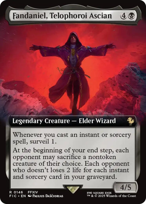 Image for Fandaniel, Telophoroi Ascian (Extended Art) (146) [FINAL FANTASY] - Magic: The Gathering
