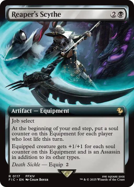 Image for Reaper's Scythe (Extended Art) (117) [FINAL FANTASY] - Magic: The Gathering