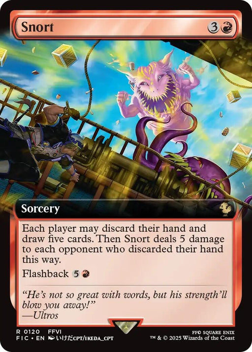Image for Snort (Extended Art) (120) [FINAL FANTASY] - Magic: The Gathering