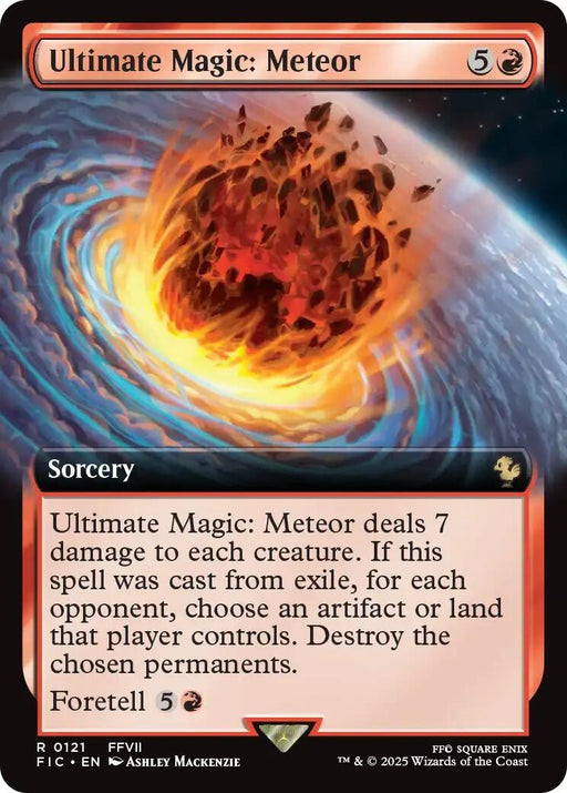 Image for Ultimate Magic: Meteor (Extended Art) (121) (Foil) [FINAL FANTASY] - Magic: The Gathering
