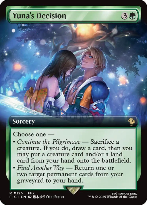 Image for Yuna's Decision (Extended Art) (125) [FINAL FANTASY] - Magic: The Gathering