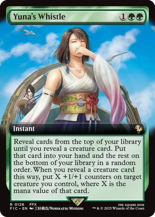Image for Yuna's Whistle (Extended Art) (126) (Foil) [FINAL FANTASY] - Magic: The Gathering