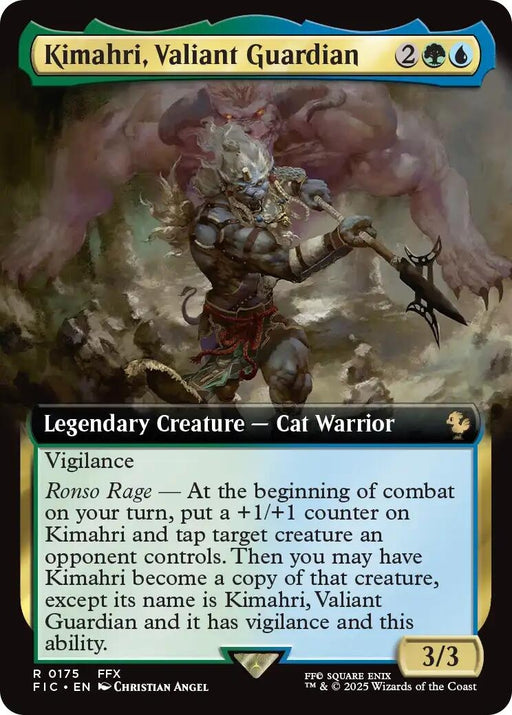 Image for Kimahri, Valiant Guardian (Extended Art) (175) [FINAL FANTASY] - Magic: The Gathering