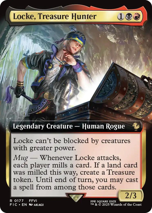 Image for Locke, Treasure Hunter (Extended Art) (177) (Foil) [FINAL FANTASY] - Magic: The Gathering