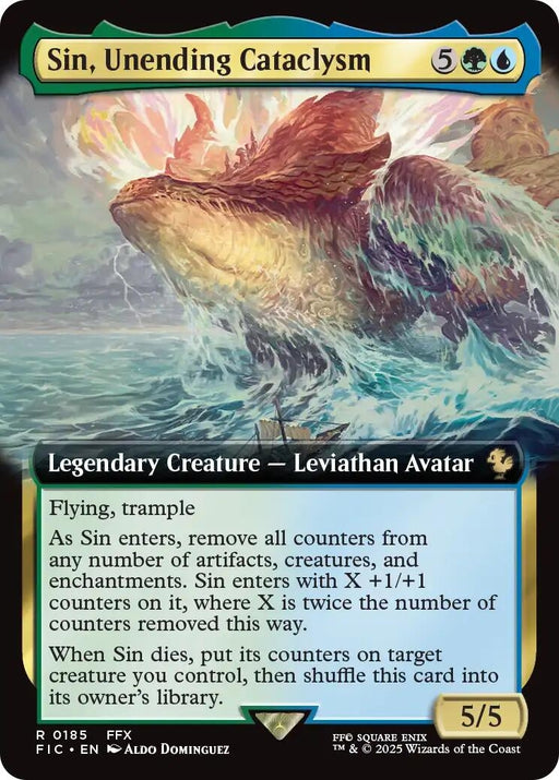 Image for Sin, Unending Cataclysm (Extended Art) (185) [FINAL FANTASY] - Magic: The Gathering