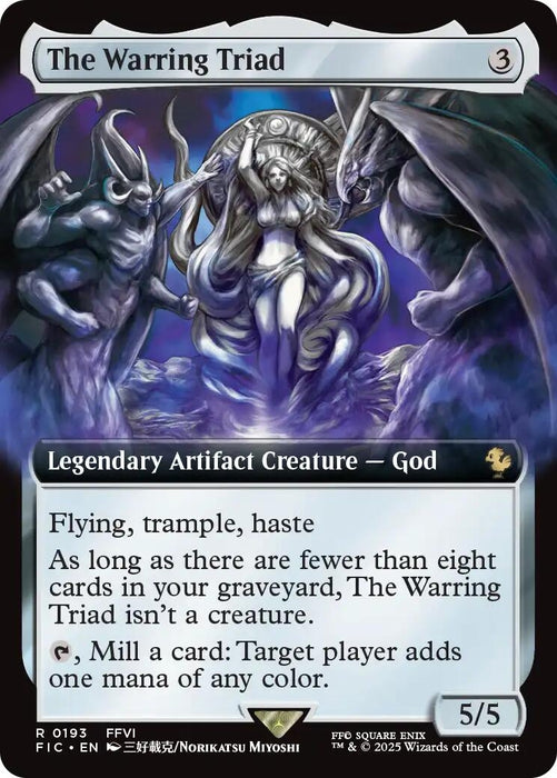 Image for The Warring Triad (Extended Art) (193) (Foil) [FINAL FANTASY] - Magic: The Gathering
