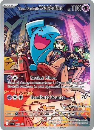 Team Rocket's Wobbuffet (Pokemon Center Exclusive) (SVP203) Holofoil [SV: Scarlet & Violet Promo Cards]