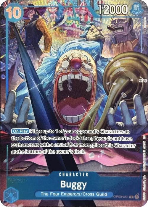 Buggy (051) (English Version 2nd Anniversary Set) (OP09-051) (Foil) [One Piece Promotion Cards]