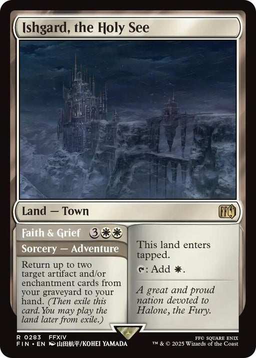 Image for Ishgard, the Holy See (283) (Foil) [FINAL FANTASY] - Magic: The Gathering