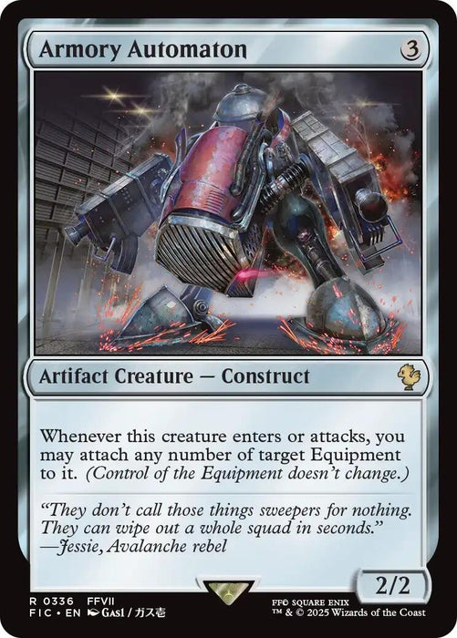 Image for Armory Automaton (Surge Foil) (336) (Foil) [FINAL FANTASY] - Magic: The Gathering