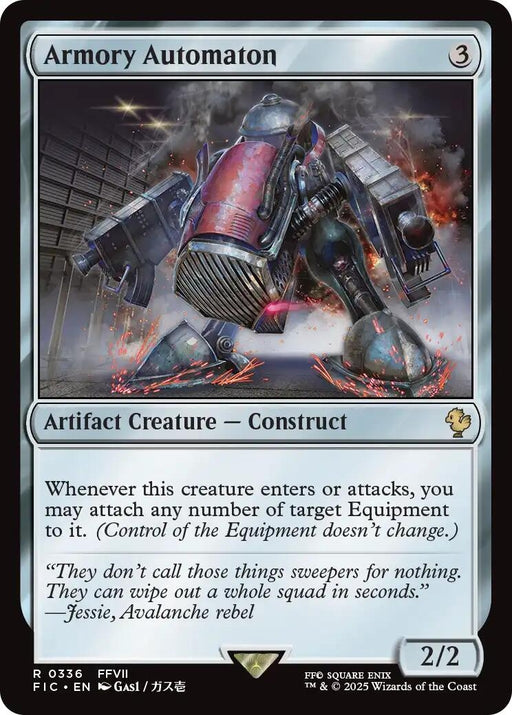 Image for Armory Automaton (Surge Foil) (336) (Foil) [FINAL FANTASY] - Magic: The Gathering