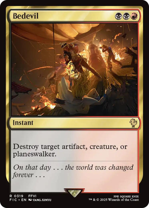 Image for Bedevil (Surge Foil) (319) (Foil) [FINAL FANTASY] - Magic: The Gathering