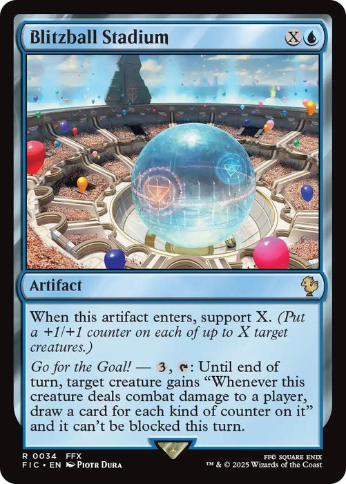 Image for Blitzball Stadium (Surge Foil) (34) (Foil) [FINAL FANTASY] - Magic: The Gathering