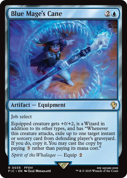 Image for Blue Mage's Cane (Surge Foil) (35) (Foil) [FINAL FANTASY] - Magic: The Gathering