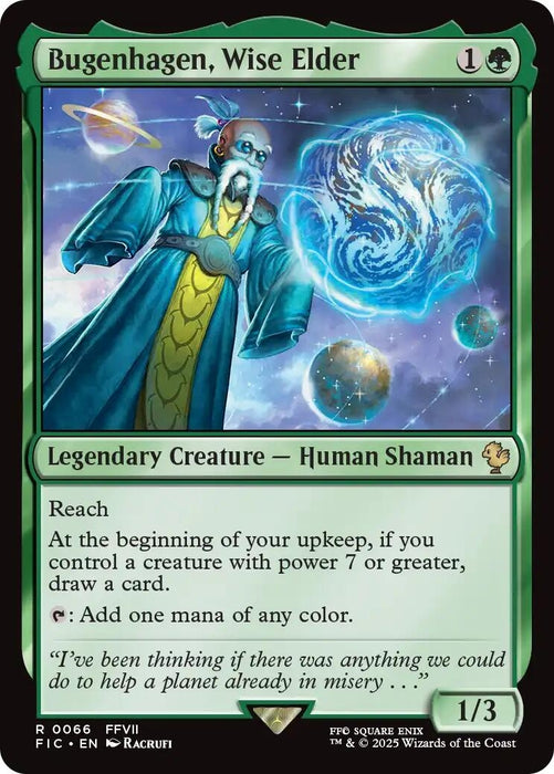Image for Bugenhagen, Wise Elder (Surge Foil) (66) (Foil) [FINAL FANTASY] - Magic: The Gathering