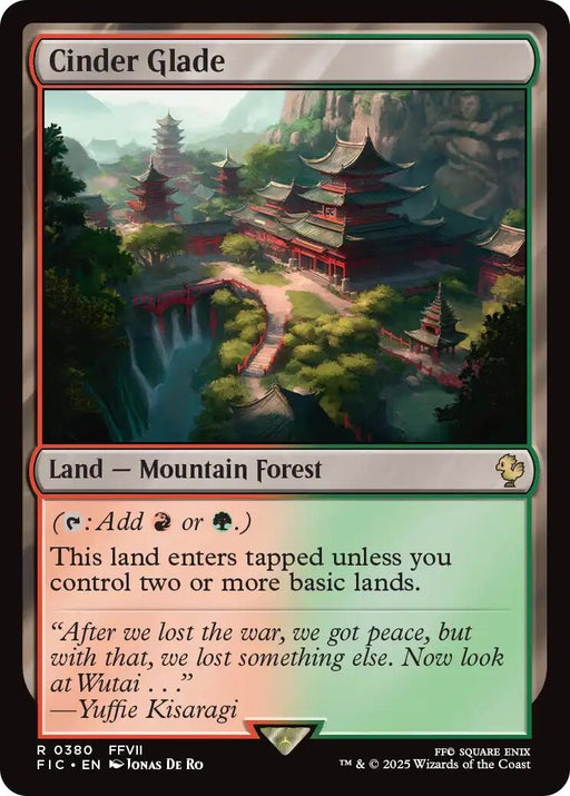 Image for Cinder Glade (Surge Foil) (380) (Foil) [FINAL FANTASY] - Magic: The Gathering