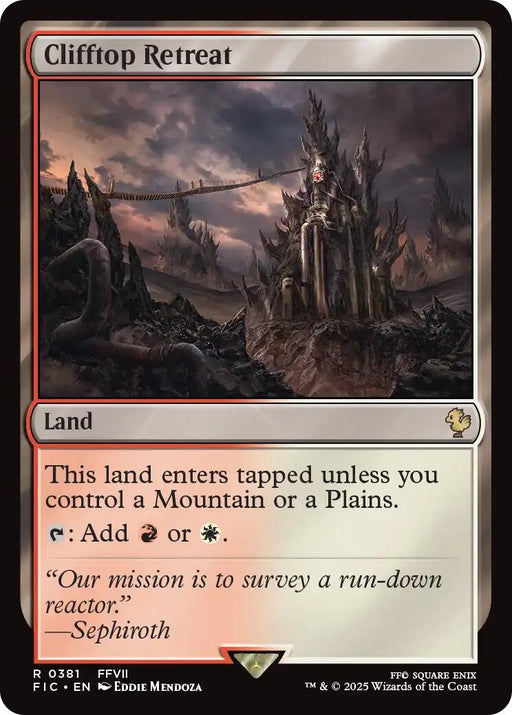 Image for Clifftop Retreat (Surge Foil) (381) (Foil) [FINAL FANTASY] - Magic: The Gathering