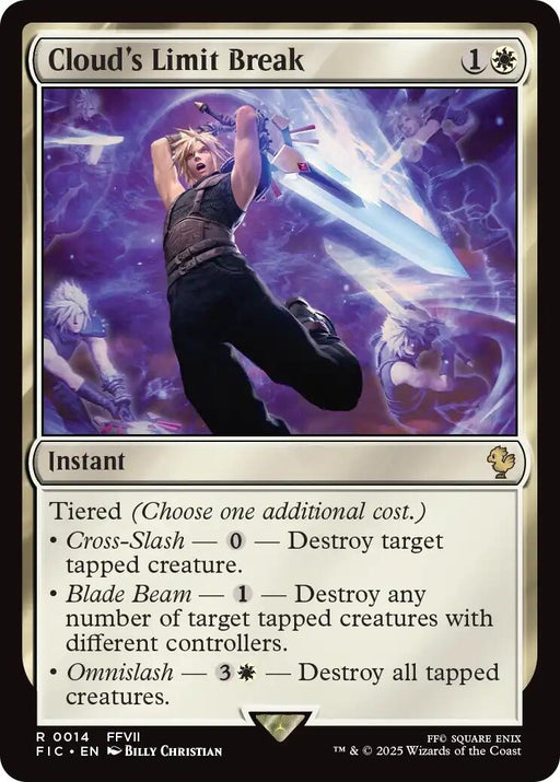 Image for Cloud's Limit Break (Surge Foil) (14) (Foil) [FINAL FANTASY] - Magic: The Gathering