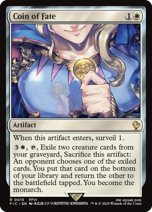 Image for Coin of Fate (Surge Foil) (15) (Foil) [FINAL FANTASY] - Magic: The Gathering