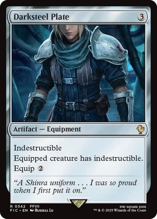 Image for Darksteel Plate (Surge Foil) (342) (Foil) [FINAL FANTASY] - Magic: The Gathering