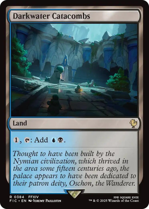 Image for Darkwater Catacombs (Surge Foil) (384) (Foil) [FINAL FANTASY] - Magic: The Gathering
