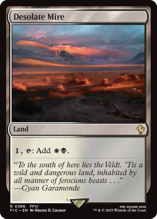 Image for Desolate Mire (Surge Foil) (386) (Foil) [FINAL FANTASY] - Magic: The Gathering