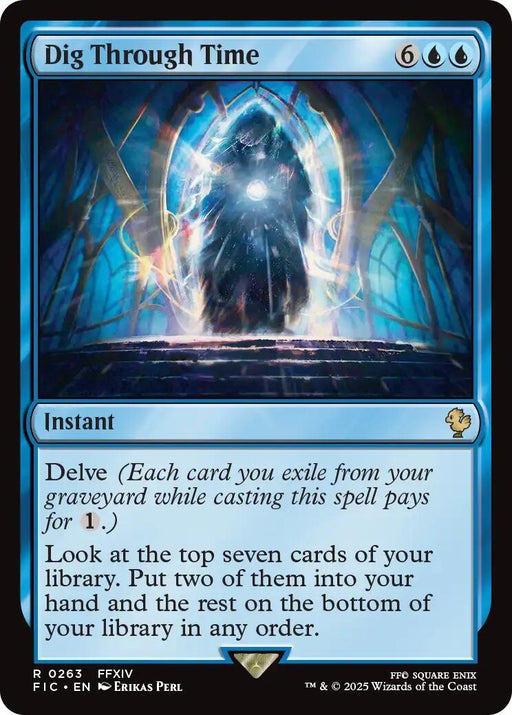 Image for Dig Through Time (Surge Foil) (263) (Foil) [FINAL FANTASY] - Magic: The Gathering