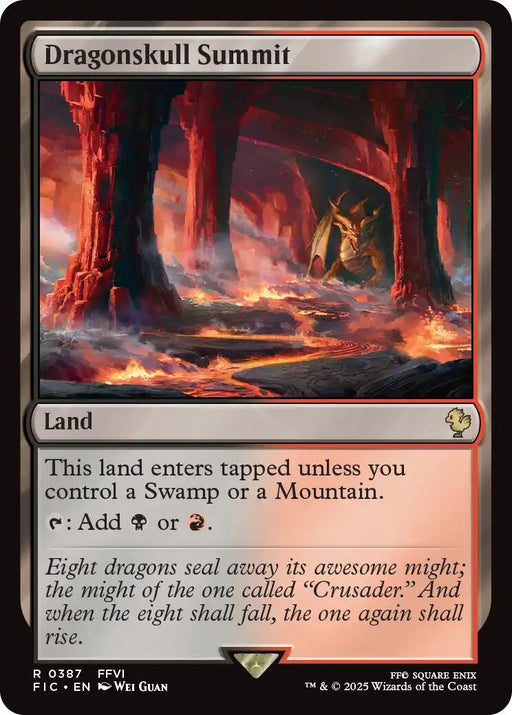 Image for Dragonskull Summit (Surge Foil) (387) (Foil) [FINAL FANTASY] - Magic: The Gathering