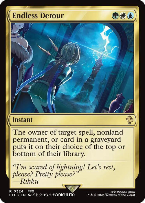 Image for Endless Detour (Surge Foil) (324) (Foil) [FINAL FANTASY] - Magic: The Gathering