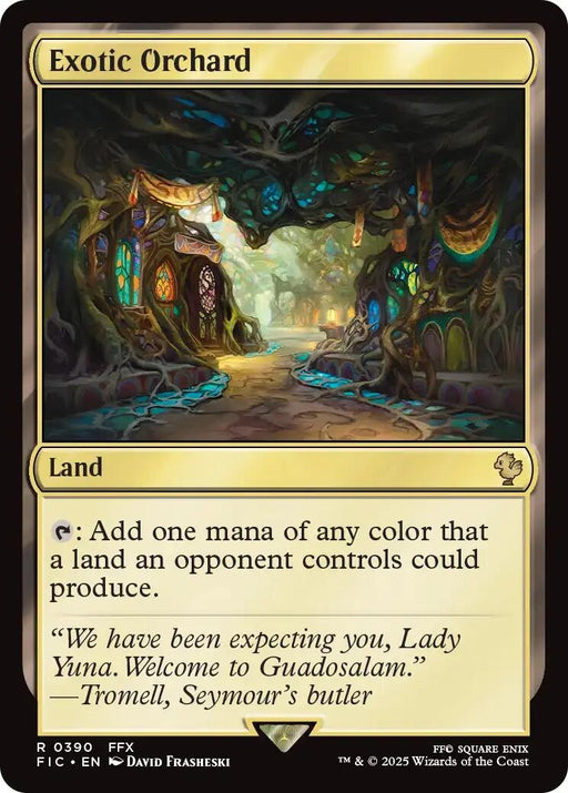 Image for Exotic Orchard (Surge Foil) (390) (Foil) [FINAL FANTASY] - Magic: The Gathering