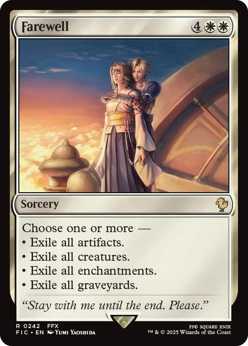 Image for Farewell (Surge Foil) (242) (Foil) [FINAL FANTASY] - Magic: The Gathering